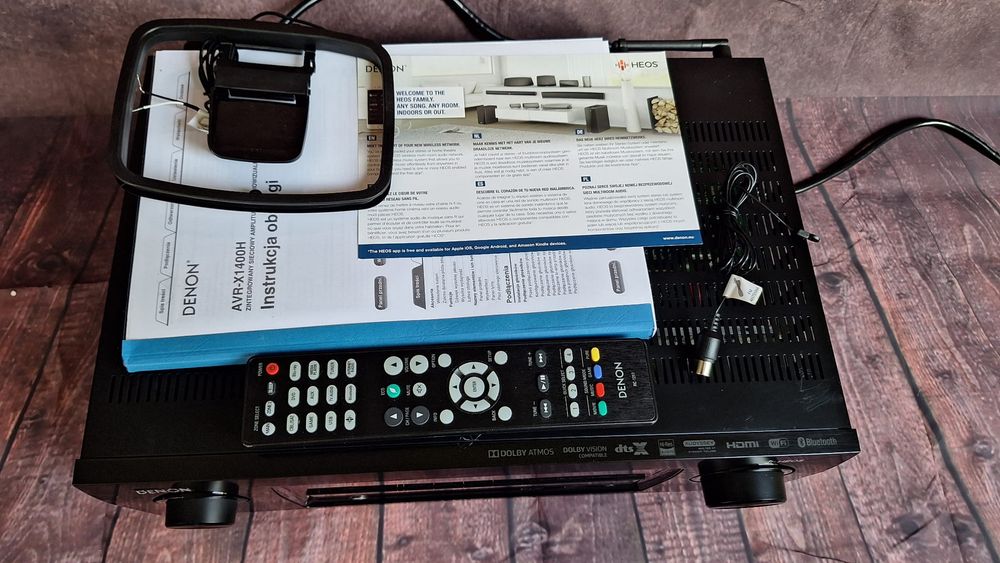 7.2 Denon AVR-X1400 Wi-Fi BT Heos Airplay 4k60p Net Radio  Hi-res
