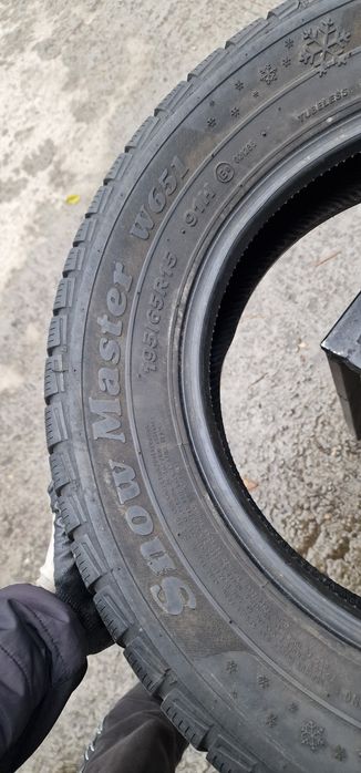 Зима 195/65/R15 7.5 мм 4шт Petlas Snow Master Колеса Шини Склад