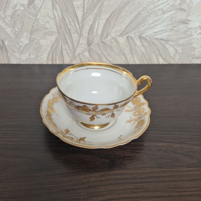 Чайный сервиз «Золотая нива» СССР — неполный, 12 предметов