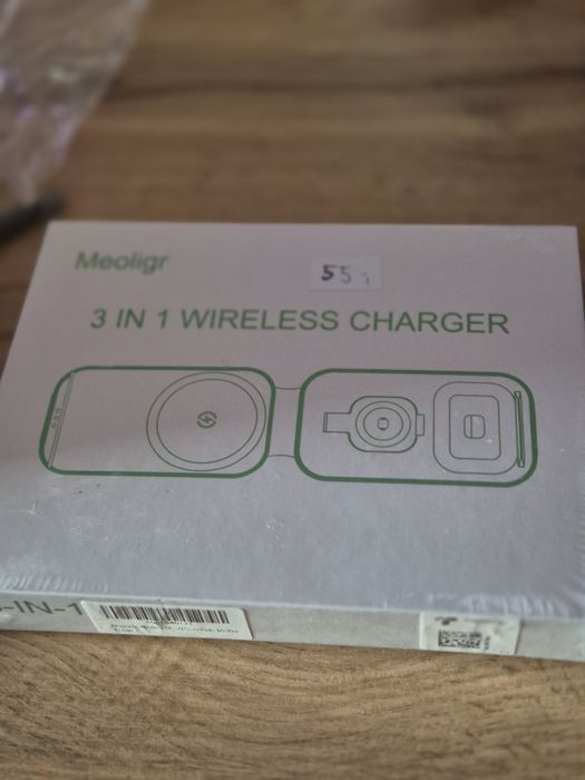 Ładowarka indukcyjna 3in1 iphone samsung