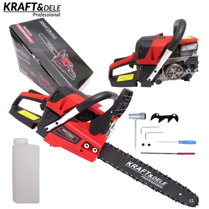 KRAFT&DELE Piła Spalinowa Łańcuchowa Mocna Pilarka 4,3km KD5010
