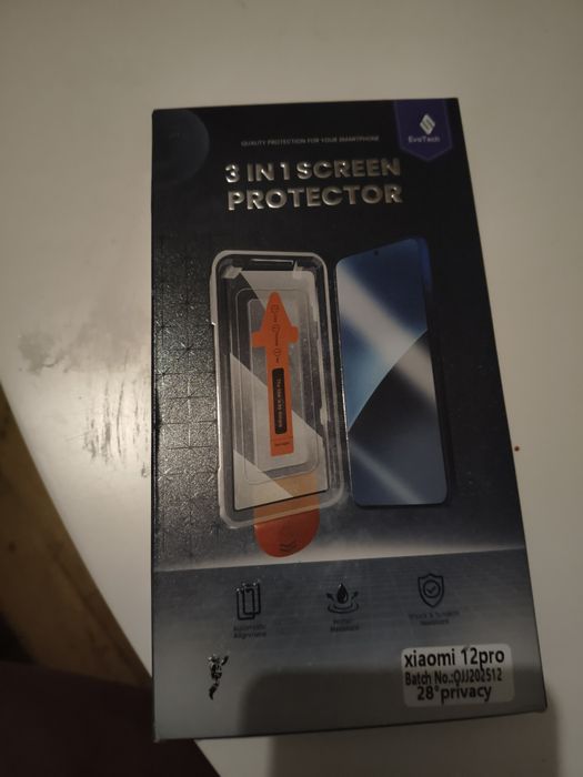 Szkło ochronne 3w1 Xiaomi 12pro