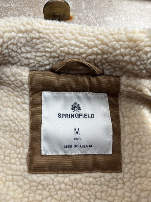 Casaco Springfield Workwear Camel (Borrego) - Tam. M - Impecável
