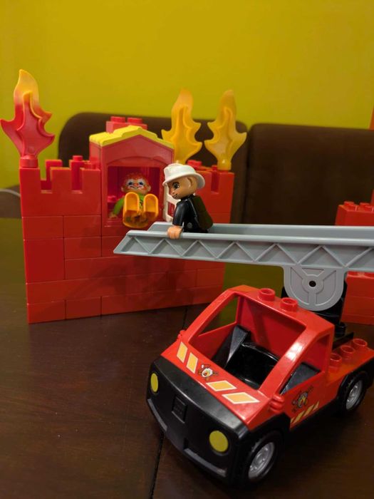 Lego Duplo Straż Pożarna duży zestaw + gratis