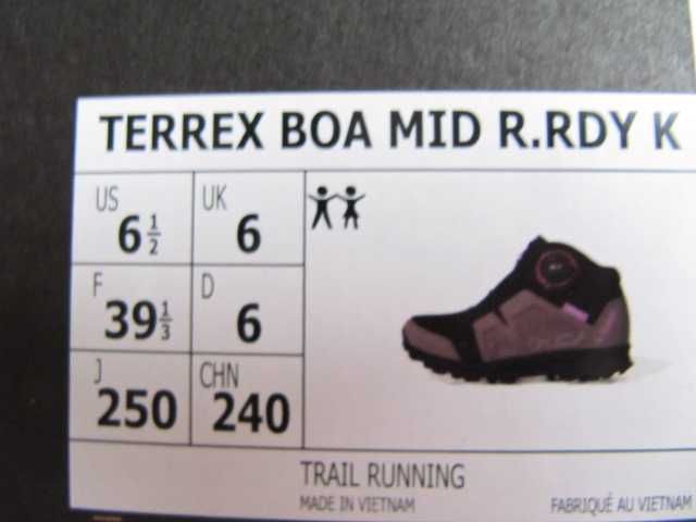 ADIDAS TERREX BOA buty wodoodporne damskie rozmiar 39 1/3, NOWE
