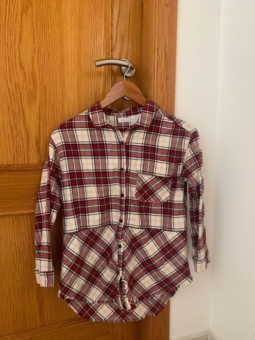 Camisa ao xadrez 11/12 zara