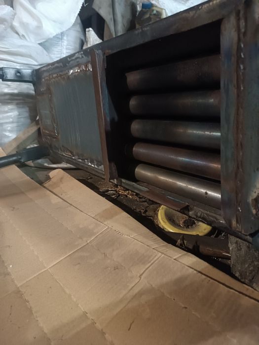 Буржуйка від газового балона.