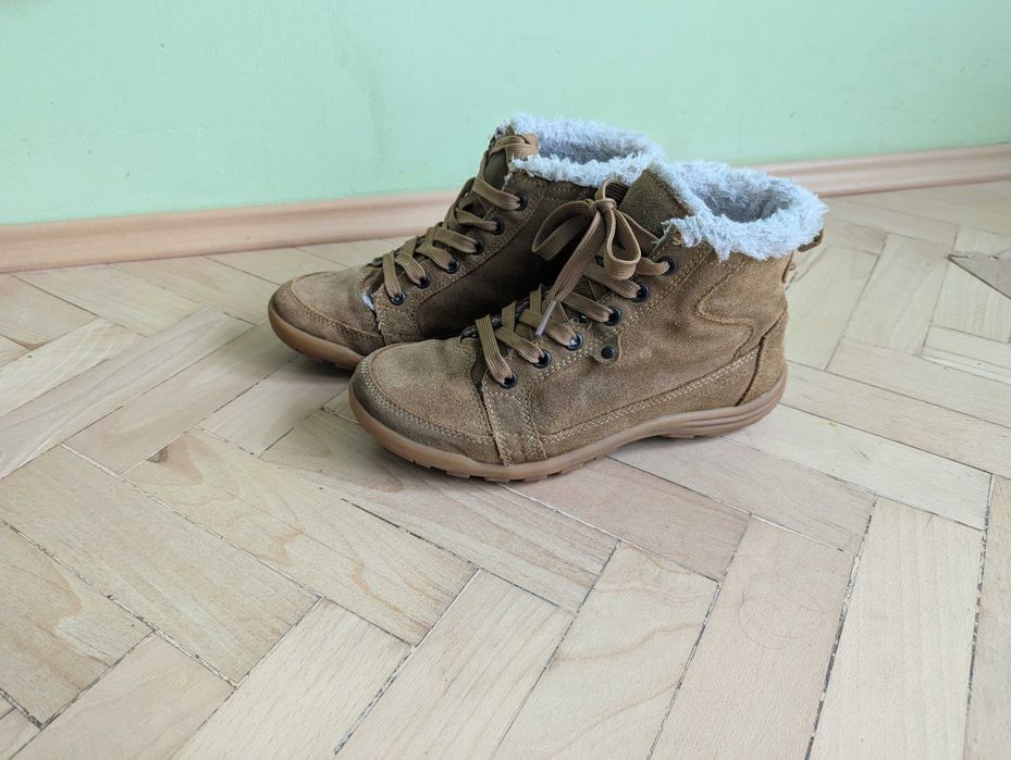 Buty trekkingowe skórzane,rozm.37 Quechua