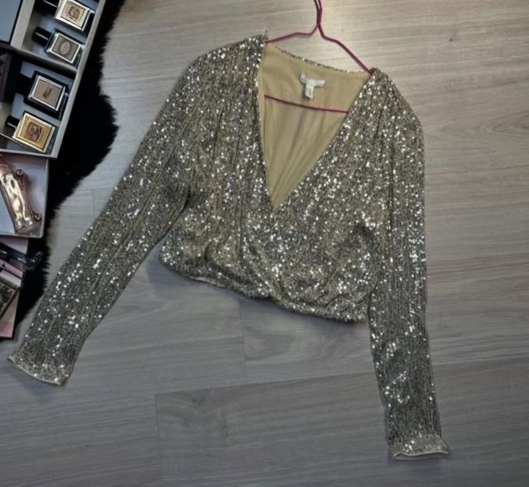 Блуза в паєтки H&M
