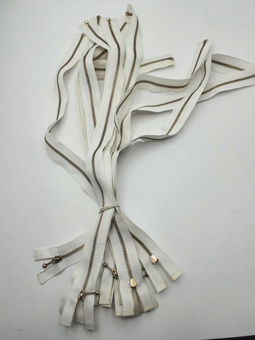 Zamek suwak metal ozdobny rozdzielczy zestaw 10 szt.-44 cm.