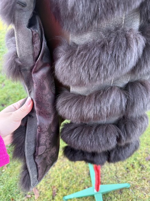 Kamizelka z futra lisa