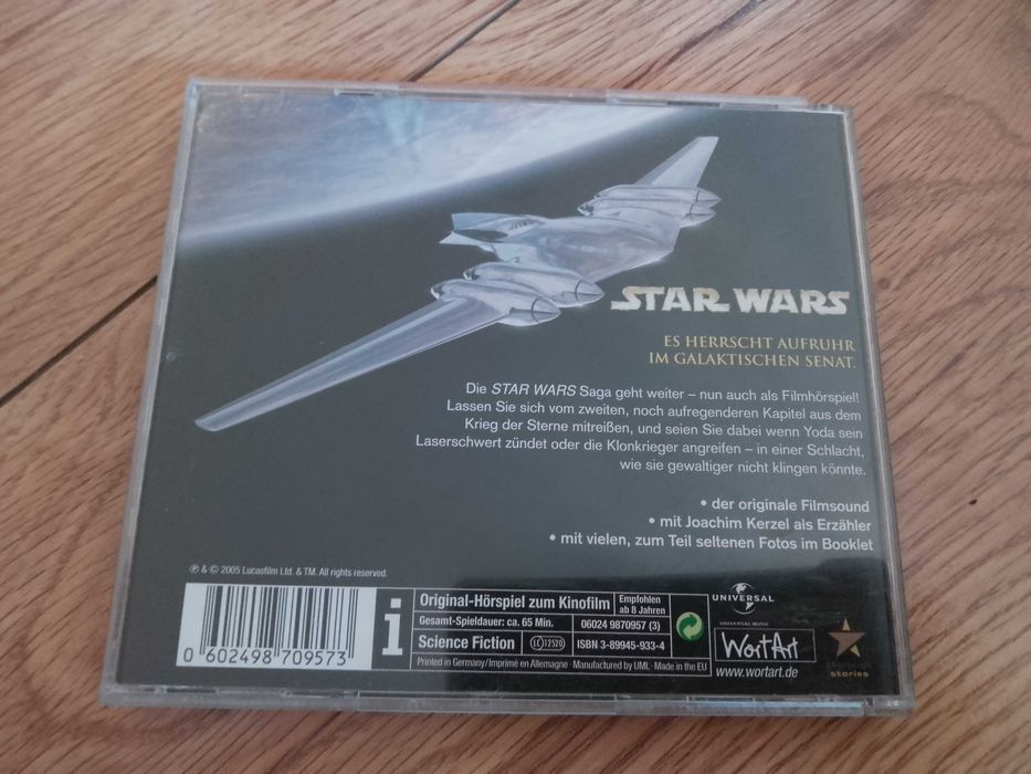 cd Gwiezdne wojny: część II – Atak klonówwydanie niemickie dla kkolekcjonerów
