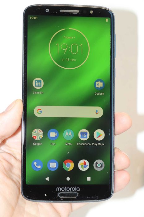 Motorola Moto G6 Plus (XT1926-3) 4/64GB Dual Blue, дуже гарний стан!