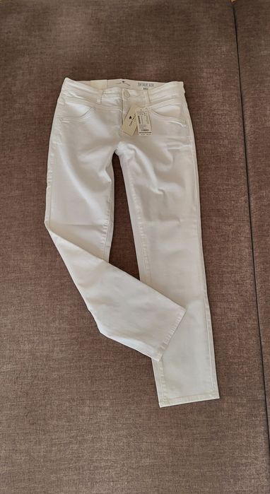 Tom Tailor białe Jeans'y  SLiM FiT _ NOWE z Metką * 30/32 (38/40)
