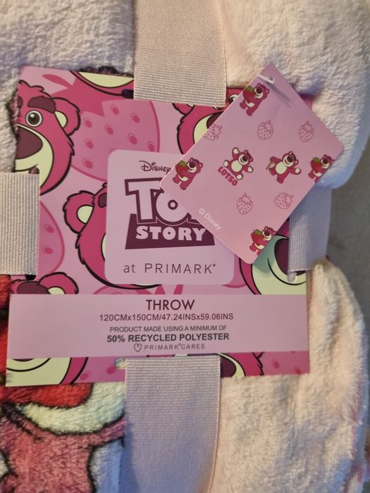Koc narzutka Toy Story Lotso miś tuliś  120×150 cm