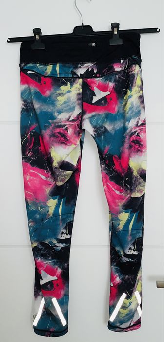 KaplAhl legginsy do biegania rowerowe run neon fluo 40-42 L 129,99zł