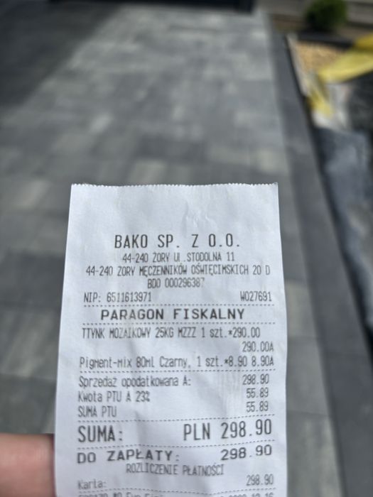 Sprzedam tynk mozaikowy LAKMA
