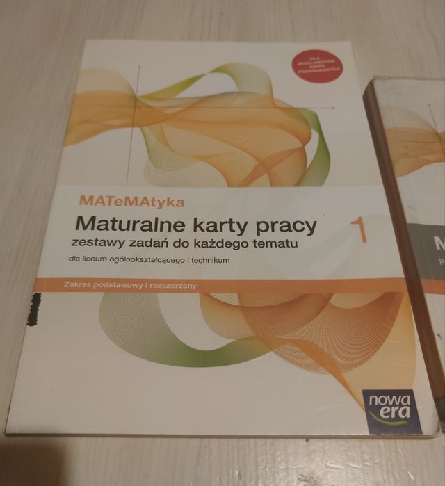Matematyka 1 podręcznik i karty pracy puste