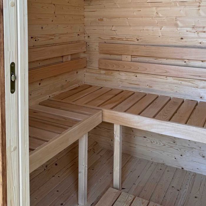 Sauna ogrodowa QUADRO mini 185 cm do samodzielnego montażu