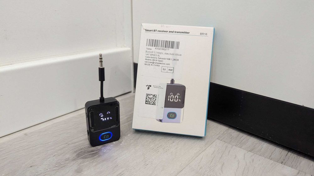 Bluetooth адаптер BR16 2в1 передавач приймач 5.3 AUX 3.5 мм