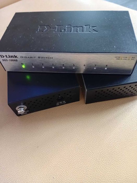 Гігабітний комутатор D-Link DGS-1008D 8 портів (Комутатор / Світч)