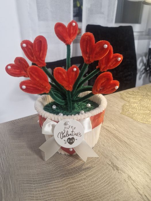 Koszyczki na Walentynki.