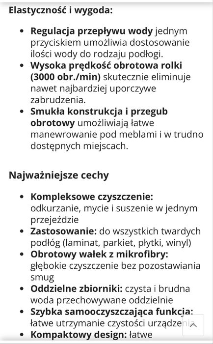 Odkurzacz mop 3w1 vileda Jet Clean