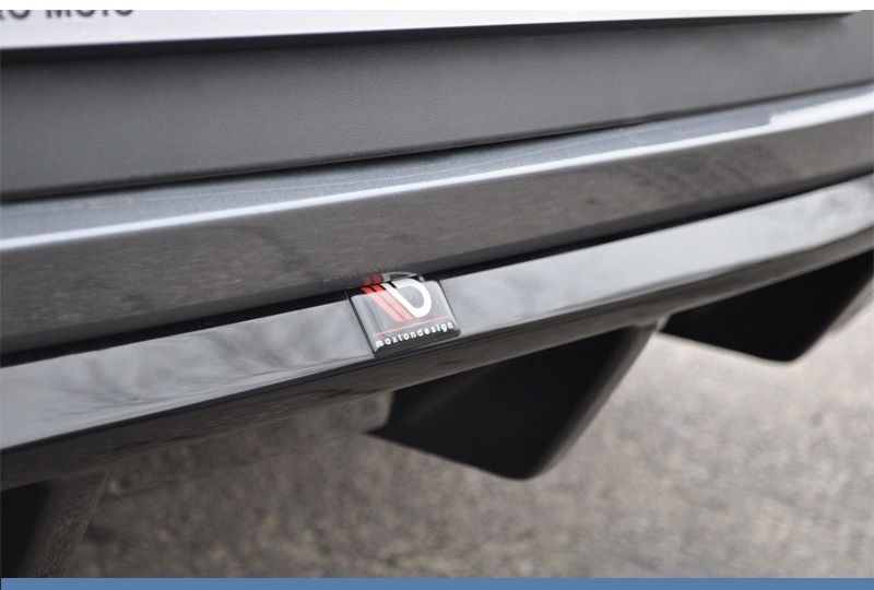 DIFUSOR TRASEIRO SEAT LEON 5F 2017-2020 PRETO BRILHANTE