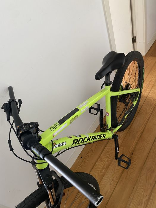 Bicicleta ROCKRIDER VERDE NEON