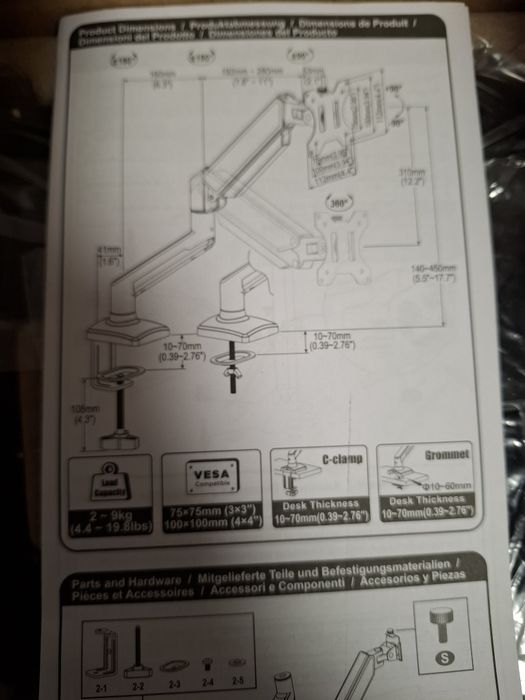!! Uchwyt do Monitora 13-32 " SUPER jakość PREMIUM