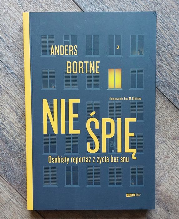 Książka "Nie śpię" Anders Bortne