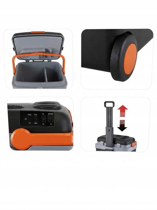 Lodówka samochodowa turystyczna 40L BOXER 12V/230V – chłodzi i grzeje