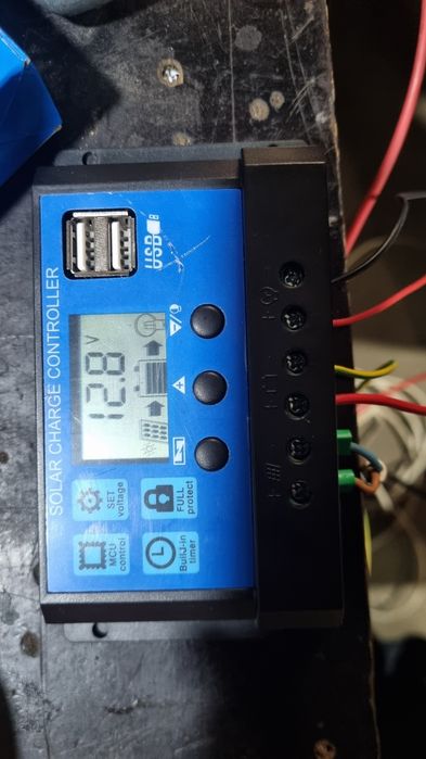 Сонячна панель 30w із шим контролером