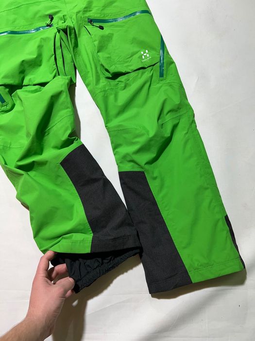 Лижні штани Haglofs Nevluk Gore-Tex яскраво зелені чоловічі рS