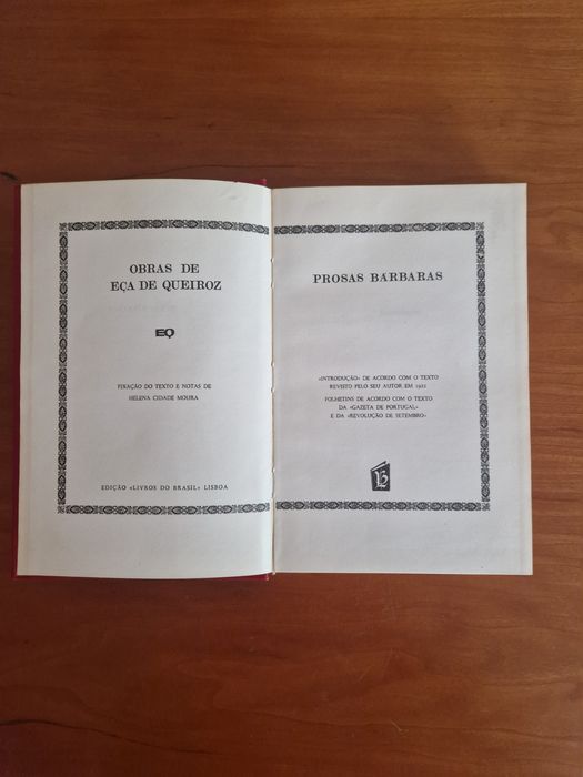 Livro "Prosas Bárbaras", Eça de Queirós