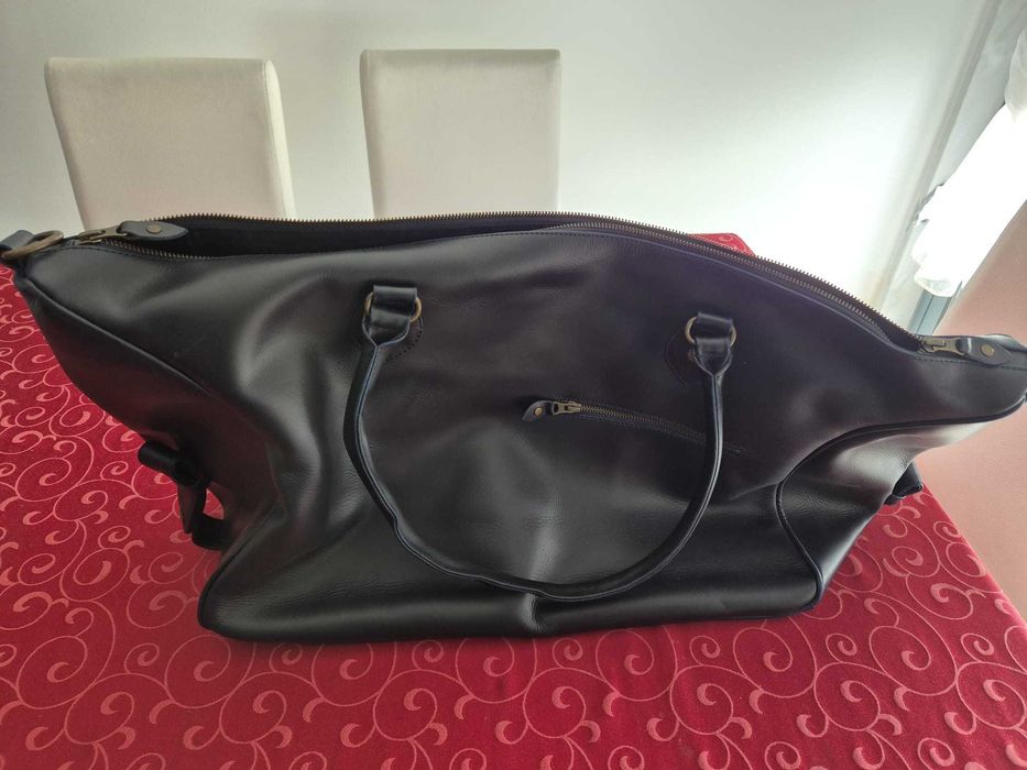 Mala de viagem Vintage em Couro