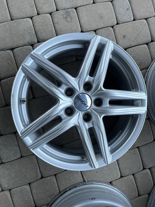 Alufelgi 4x RONAL R65 SILBER 6.5x17 5x100 ET:37/68 H8