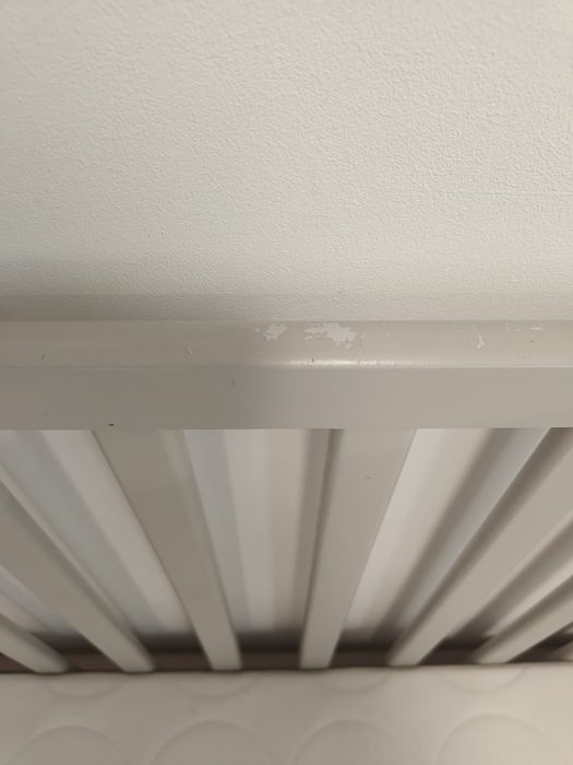 Łóżeczko dziecięce szare Ikea sundvik 60x120 plus materac jattetrott