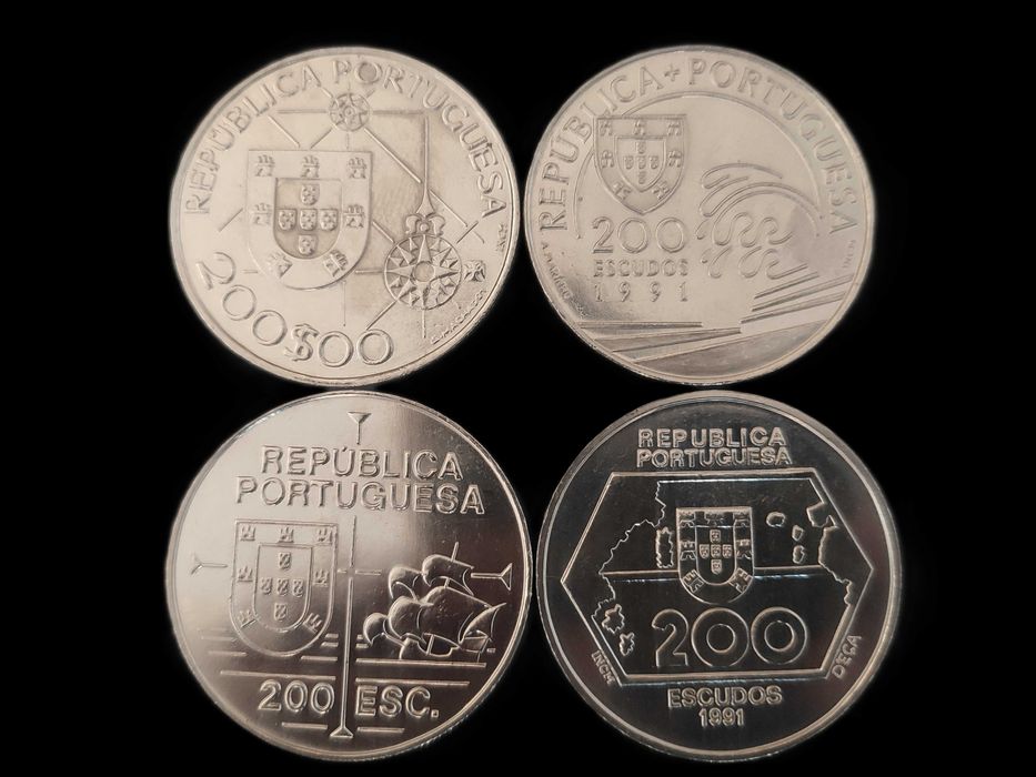 Conjunto de 4 moedas 200$ – III Série Descobrimentos #14