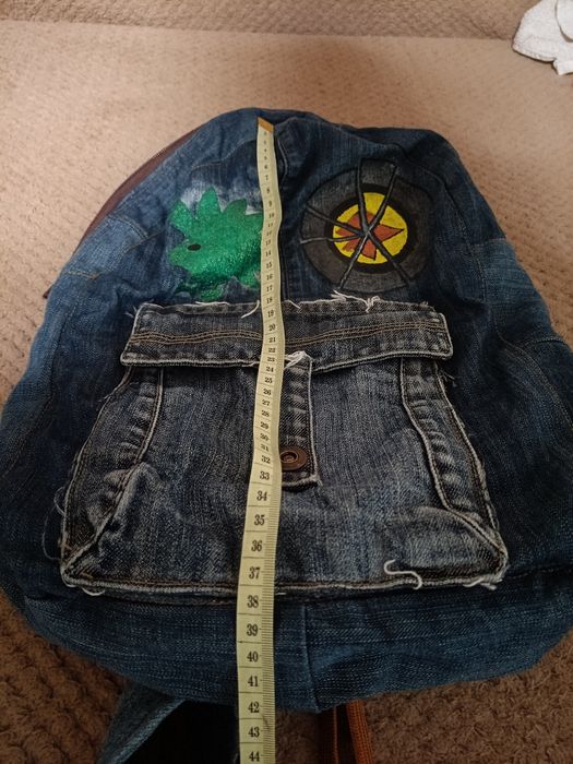 Джинсовый рюкзак