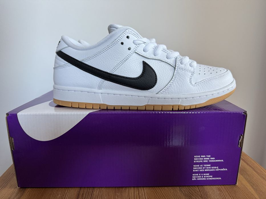 Nowe buty nike sb dunk low pro white gum rozmiar 44