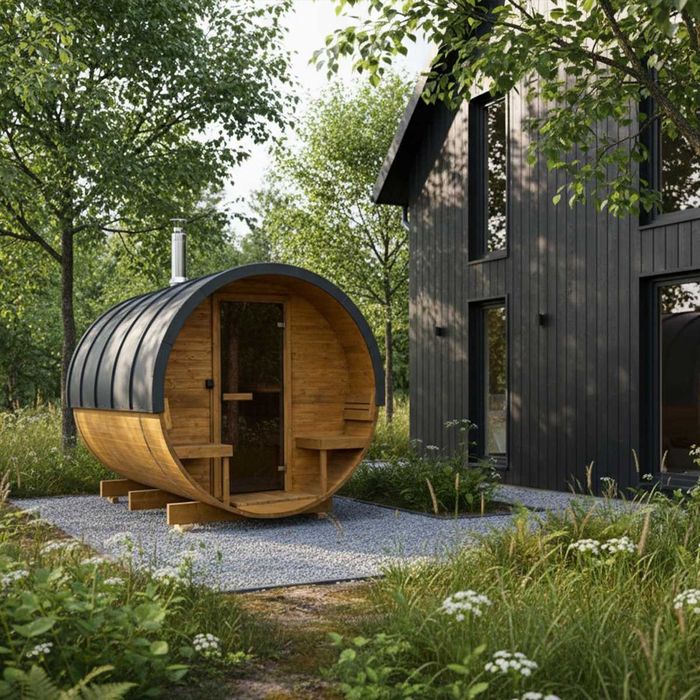 Sauna zewnętrzna beczka L 3 m | Bezpośrednio od producenta | Lubuskie