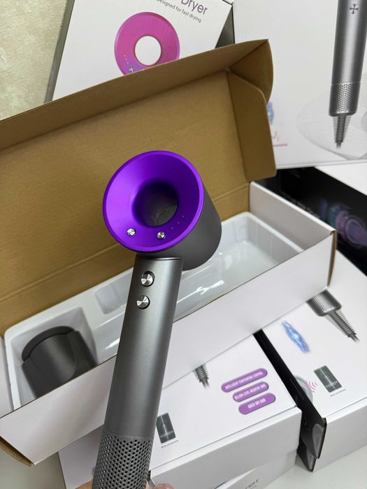 Фен Super Hair Dryer фіолетового кольору — стильна турбота про волосся