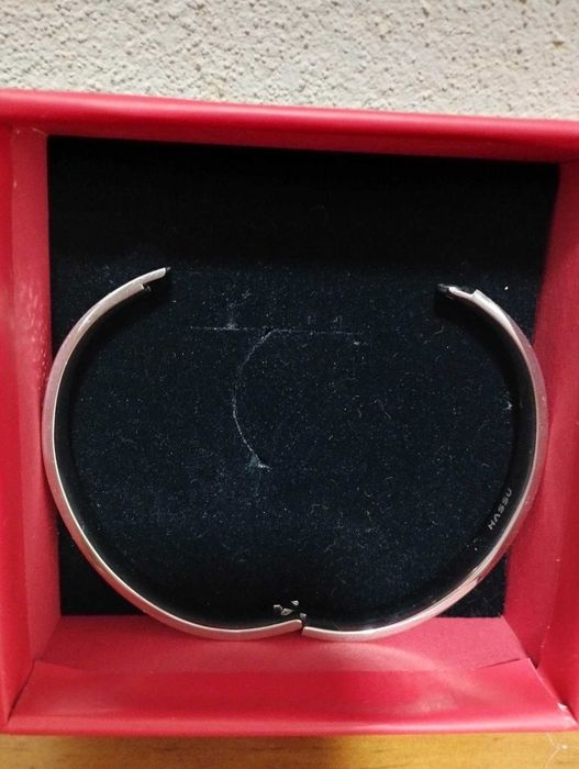 Brincos e pulseira em Prata NOVOS (Ler descrição)