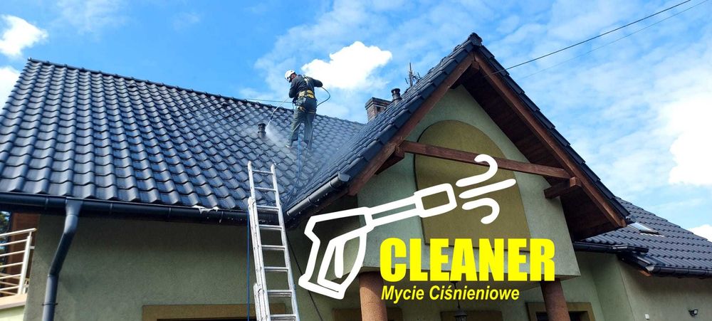 Mycie elewacji, dachów, kostki brukowej