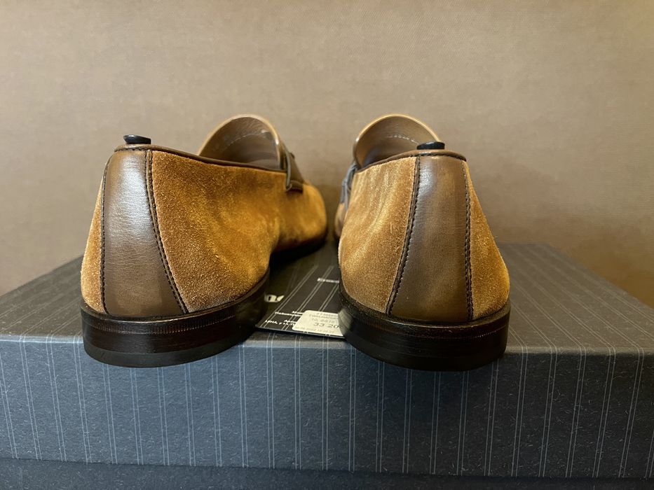 Ermenegildo Zegna лофери 45 - 45.5 оригінал Італія замшеві туфлі