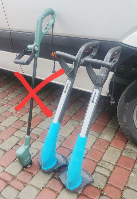 Садове приладдя для догляду за газонами з Німеччини.