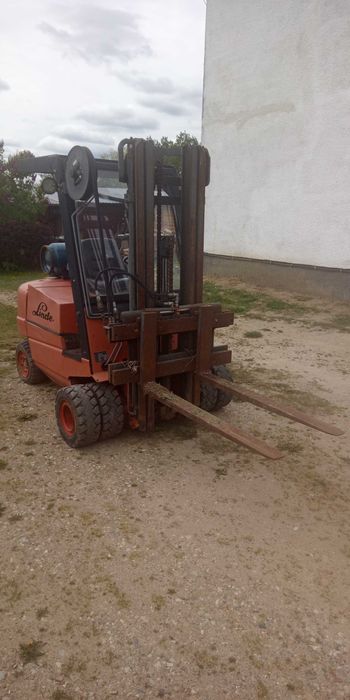 Wózek widłowy LINDE H15T LPG GAZ na chodzie. Bytów