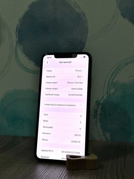 iPhone 11 Pro Max (Space Gray ) 256 gb, 100%, Neverlock, Фіз.Сім.