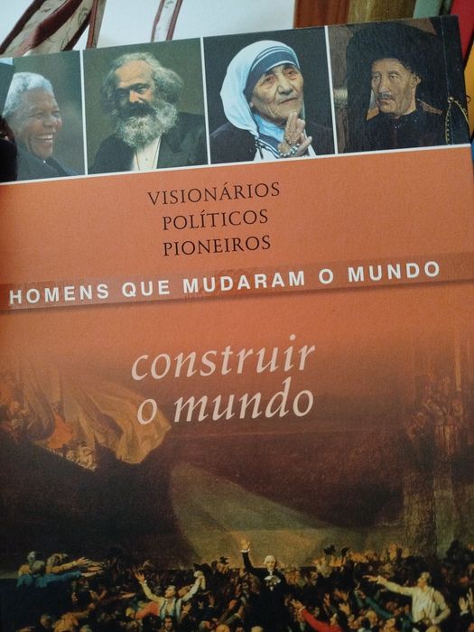 6 livros "Homens que mudaram o mundo '